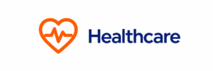 Orange Heartbeat Healthcare Logo