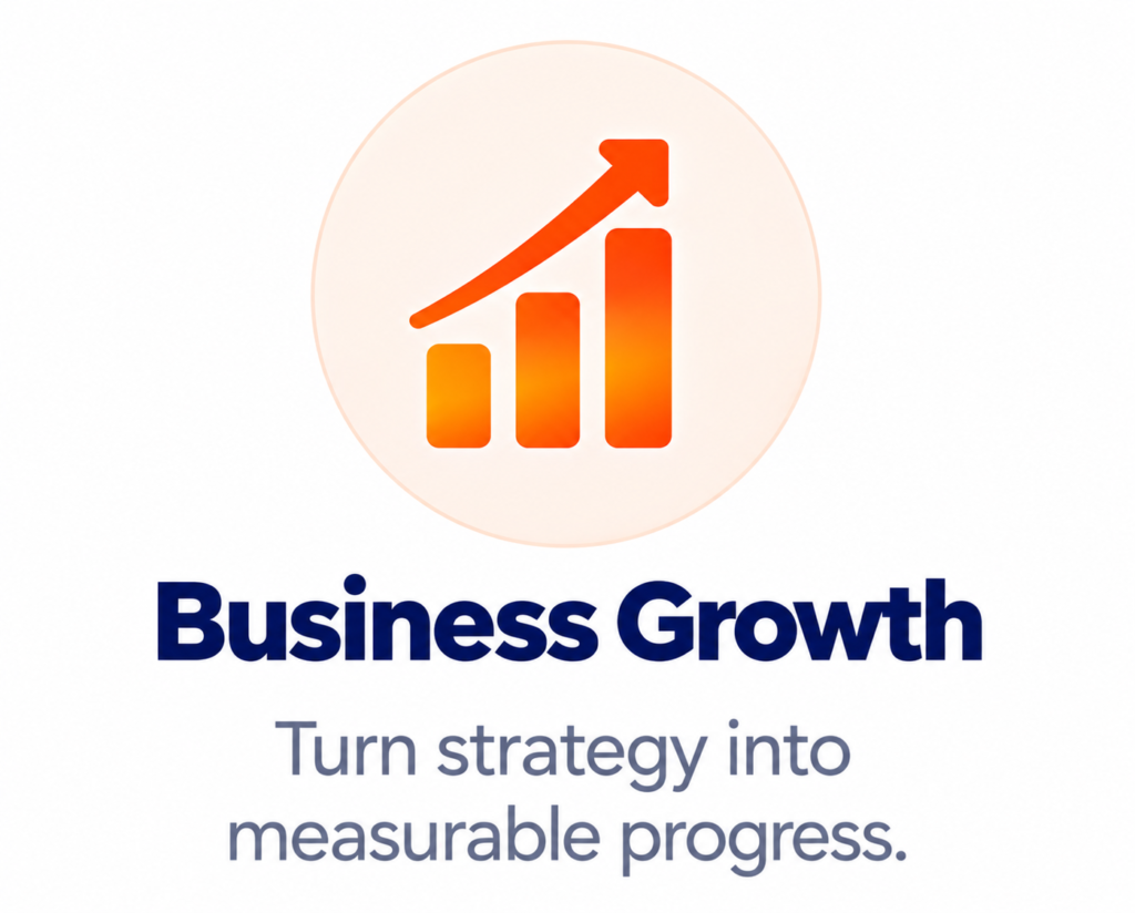 Business Growth Progress Card
