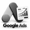 Monochrome 3D Google Ads Icon